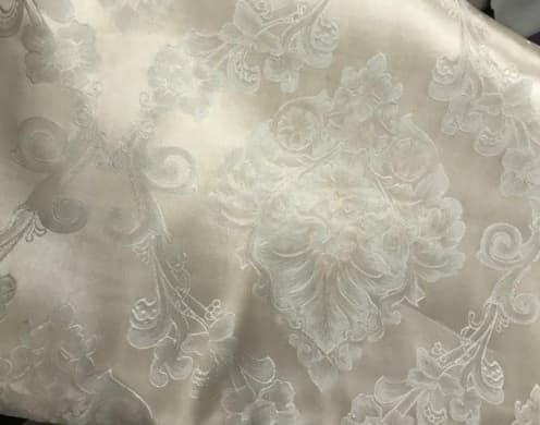 Poly Jacquard fabric solid woven 280cm _ use for curtain or